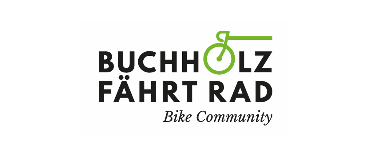 Buchholz fährt Rad Logo