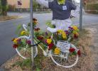 Denkmal tödlich verunglückten Radfahrer